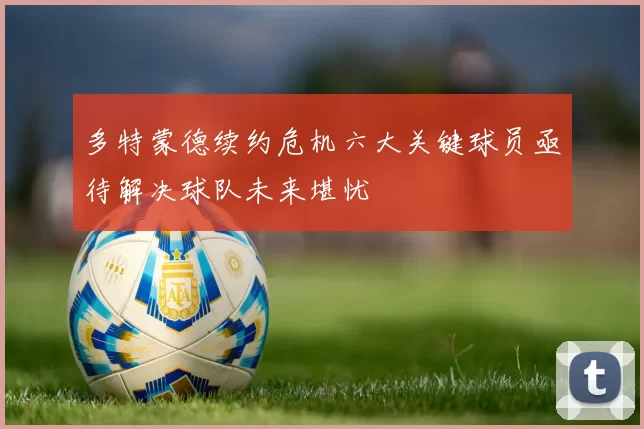 多特蒙德续约危机六大关键球员亟待解决球队未来堪忧