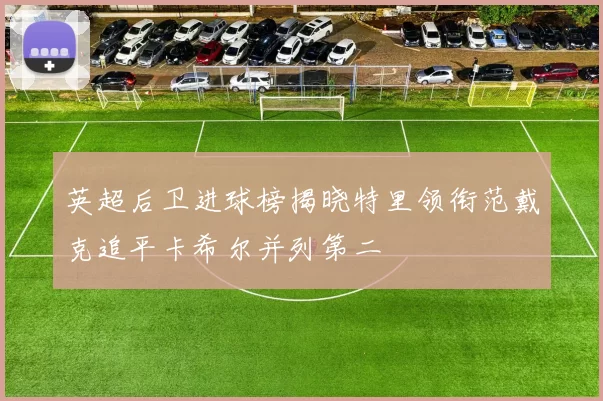 英超后卫进球榜揭晓特里领衔范戴克追平卡希尔并列第二