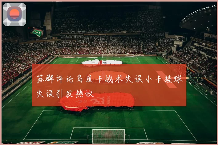 苏群评论乌度卡战术失误小卡接球失误引发热议